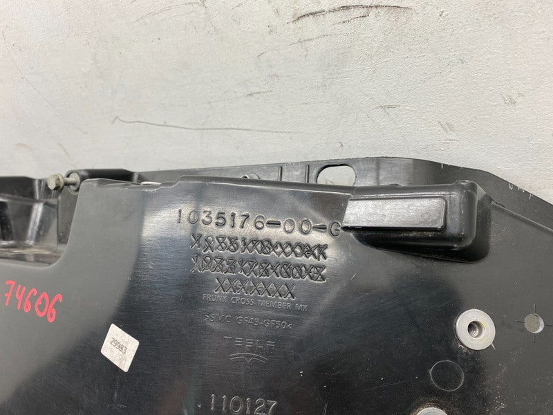 1035176 00 G 16-20 Model X Center Luggage Compartment Frunk Cross Member Bracket 1035176-00-G