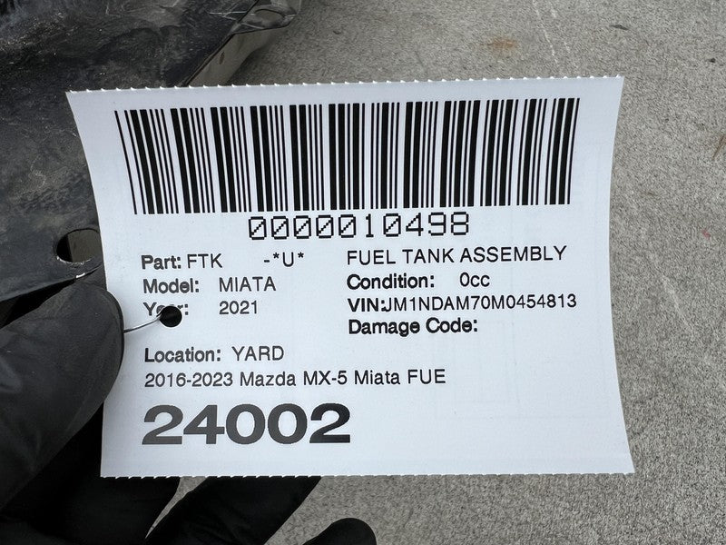 NA1J 42 100B 2016-2023 Mazda MX-5 Miata Fuel Gas Tank Reservoir w/ Shield Assy NA1J-42-100B