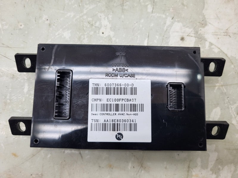 600736600D ⭕ 12-20 Model S X A/C Heater Climate Control HVAC Controller Module 6007366-00-D