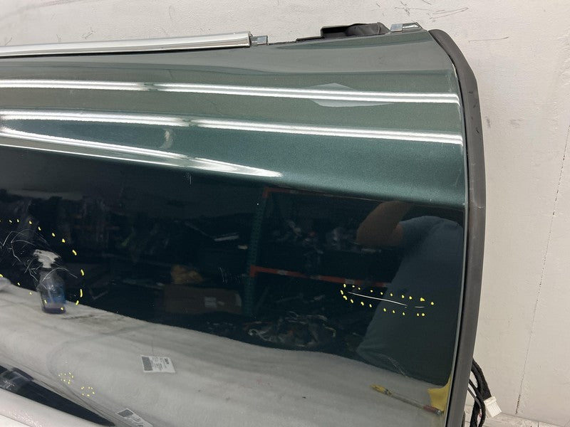 ⭕ 12-15 Tesla Model S Front Passenger Side Door Shell Panel Right Gree