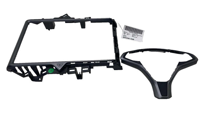 ⭕ 16-20 Tesla Model X Media Screen & Steering Wheel Trim Bezel Assy 10