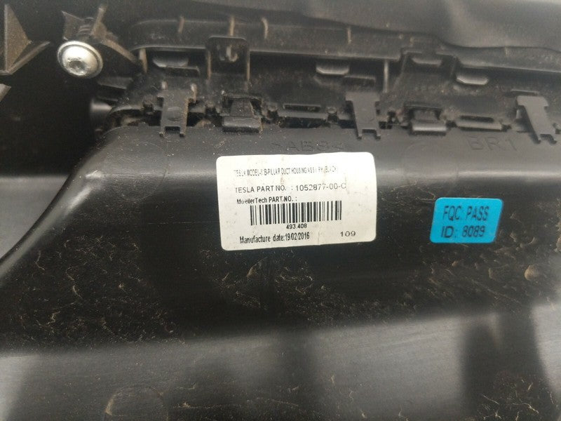 1035971-00-E ⭕16-20 Model X Passenger Side Right B-Pillar Lower Trim Cover Panel 1035971-00-E