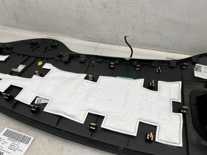 2012-2020 Tesla Model S Dashboard Instrument Panel Dash Trim Cover Black Assy