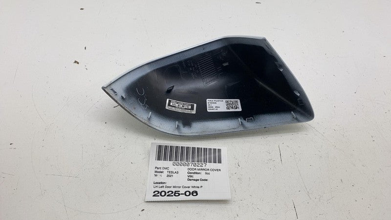 ⭕ 17-23 Tesla Model 3 Exterior Door Mirror Skull Cap Cover Left OEM 10
