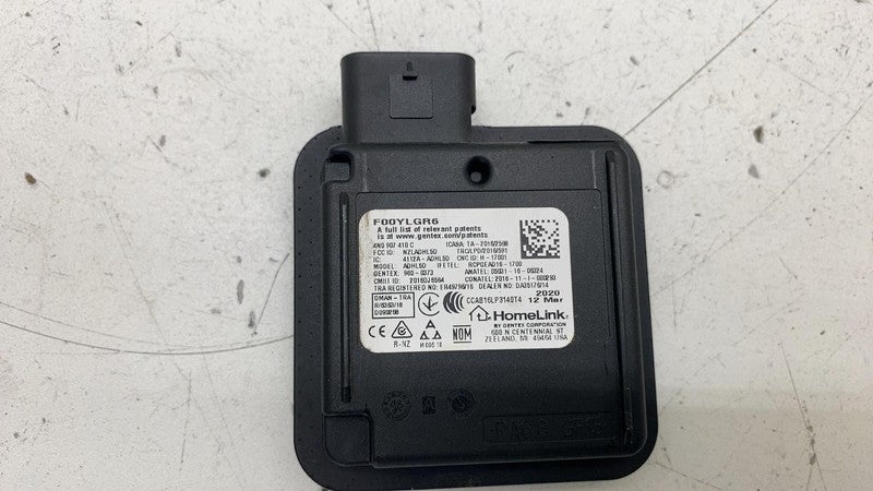 4N0907410C 19-23 Audi E-Tron Homelink Garage Door Opener Control Module w/ Holder 4N0907410