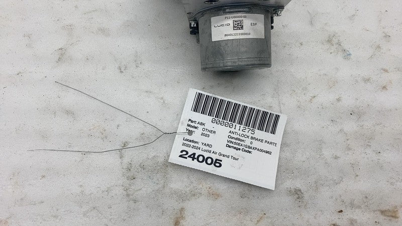 P11-U60000-03 ⭕2022-2024 Lucid Air Grand Touring Anti-Lock ABS Brake Pump Module P11-U60000-03