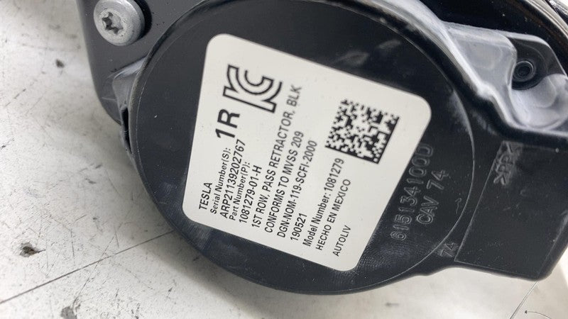 ⭕ 2017-2023 Tesla Model 3 Front Right 1st Row Seat Belt & Retractor 10