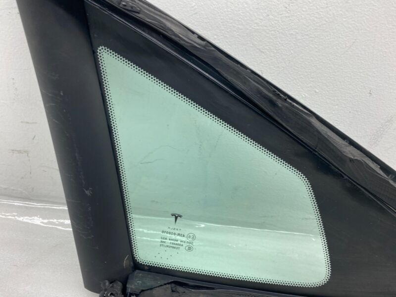 2012-2020 Tesla Model S Rear Passenger Side Quarter Fixed Glass Right Assembly