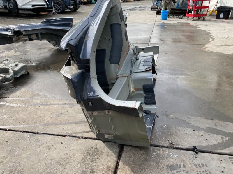 2012-2019 Tesla Model S Rear Driver Side Quarter Panel Body Frame Cut Out Left
