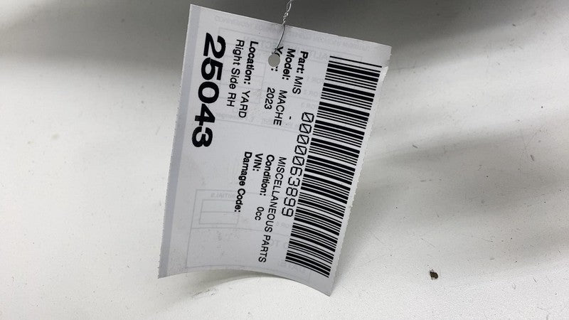 21-24 Mustang Mach-E Rear Right Upper C-Pillar Quarter Trim Cover LJ8B