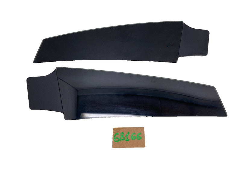 14942 ⭕ 2012-2015 Tesla Model S PAIR Left & Right B-Pillar Molding Applique Glass Trim