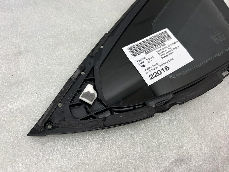 1047192-00-A ⭕ 2012-2021 Tesla Model S Rear Passenger Right Quarter Window Glass 1047192-00-A