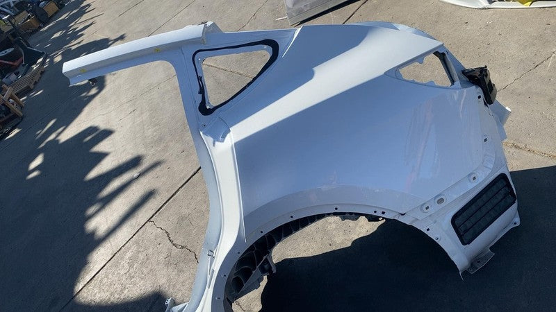 ⭕ 2020-2023 Tesla Model Y Rear Left Quarter Panel Structural Cutout White PPSW