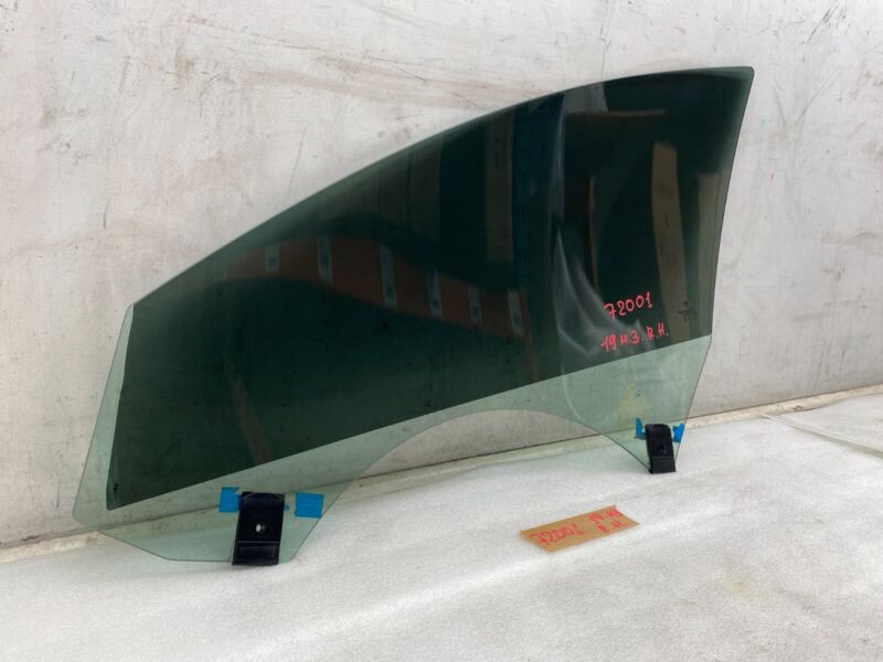 43R-004530 ⭕ 2017-2019 Tesla Model 3 Front Passenger Door Window Glass Right RH Single Pane