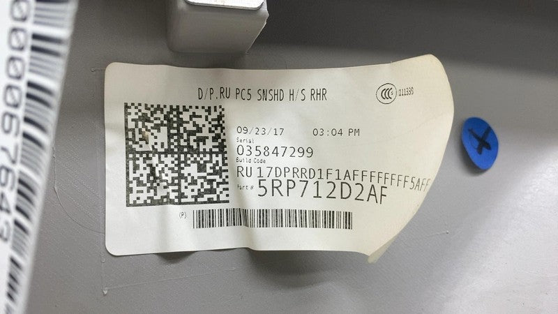 5RP712D2AF ⭕2017-2025 Chrysler Pacifica Rear Right Sliding Door Panel Trim Cover 5RP712D2AF