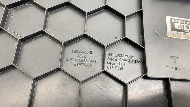 2024 2025 Tesla Cybertruck Front Trunk Frunk Access Trim Panel Cover A