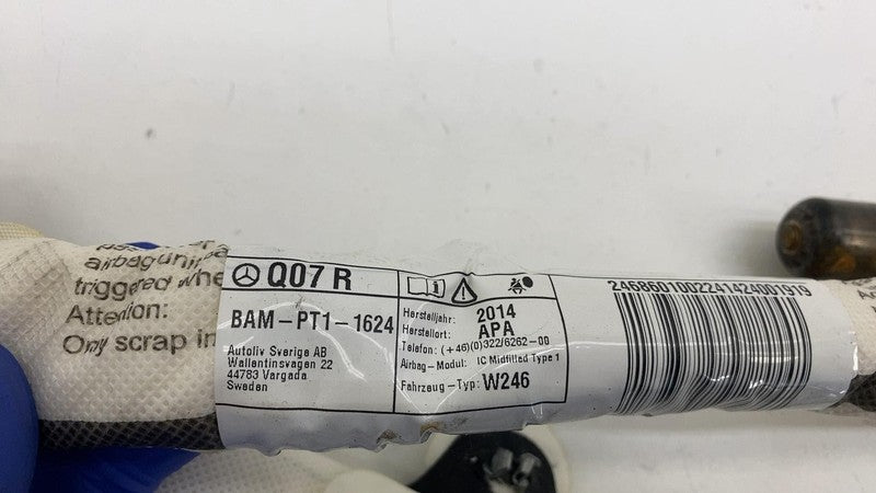 A2468601002 ⭕ 13-19 B-Class W246 W242 Passenger Side Roof Curtain Airbag Right A2468601002