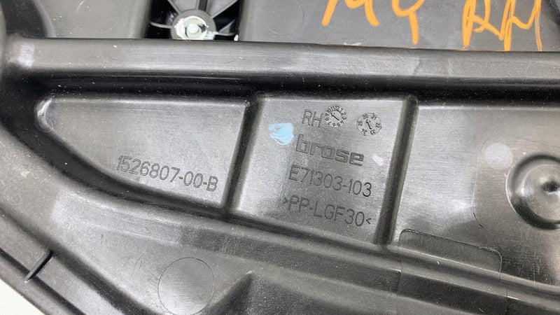 ⭕ 20-23 Tesla Model Y Rear Passenger Right Window Regulator & Motor 14