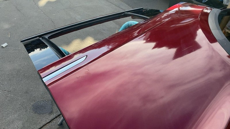 ⭕ 2016-2020 Tesla Model X Rear Driver Side Falcon Door Shell Panel Left Red PPSR