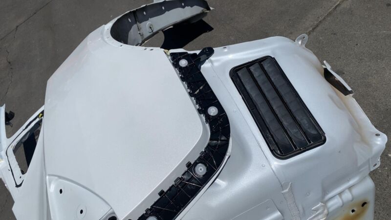 ⭕ 20-23 Tesla Model Y Rear Passenger Side Quarter Panel Structural Cutout Right