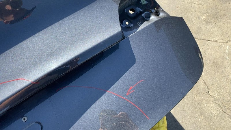 ⭕17-20 Tesla Model 3 Rear Trunk Tailgate Liftgate Deck Lid Shell Panel Gray PMNG