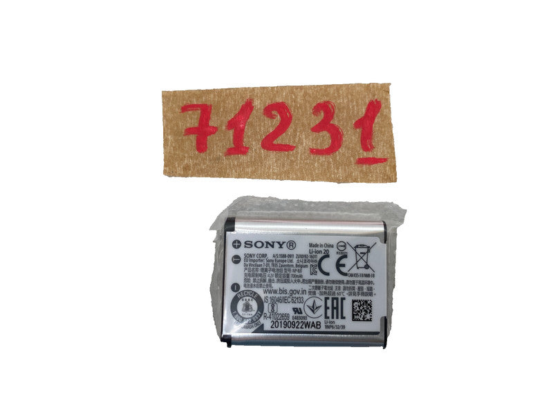 ⭕ Sony NP-BJ1 700mAh Li-ion Battery Pack 3.7V 2.6Wh ZU10192-16011 / 20190922WAB