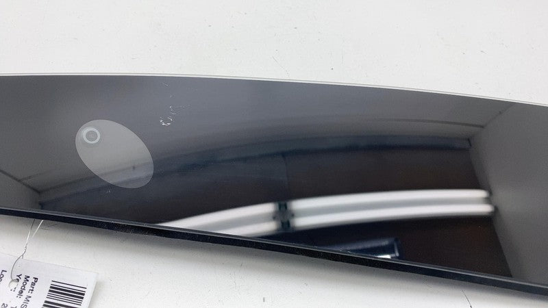 110043700E 2017-2023 Tesla Model 3 Left B-Pillar Applique Glass Trim Molding w/ Camera LH