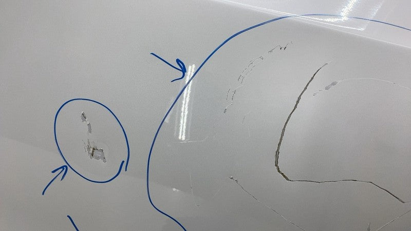 1081420-E0-C ⭕ 2017-2020 Tesla Model 3 Front Passenger Door Shell Panel Right RH White - PPSW