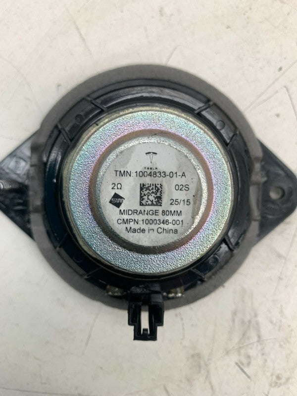 1000346 001 ⭕ 12-20 Tesla Model S X Dashboard Midrange Sound Audio Speaker 80MM 1004833-01-A