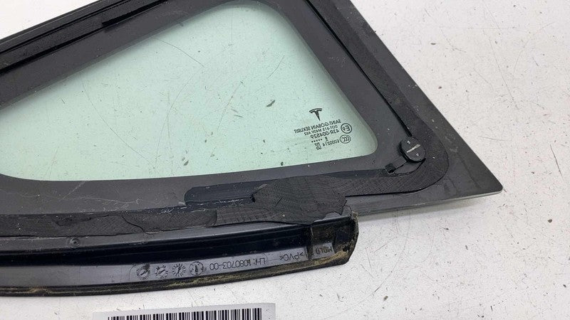 1080703-00 ⭕ 2017-2020 Tesla Model 3 Rear Left Quarter Fixed Window Glass LH OEM 1080703-00