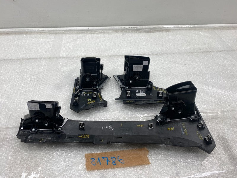 100782100D ⭕2012-2020 Tesla Model S MS SET of Dash A/C Air Vent Outlet Dashboard Trim Panel