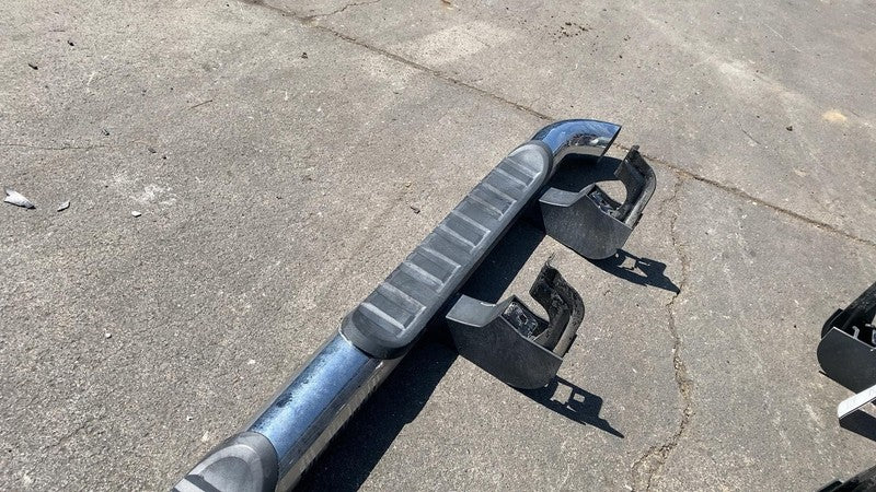 ⭕ 14-19 Silverado 1500 Crew PAIR Left & Right Running Board Nerf Bar Step Chrome