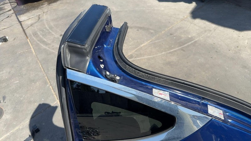 ⭕ 16-20 Tesla Model X Rear Quarter Fender Frame Panel Cut Out Left Blue - PPSB