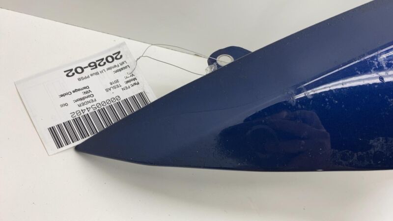2012-2020 Tesla Model S Front Driver Side Fender Shell Panel Left LH Blue - PPSB