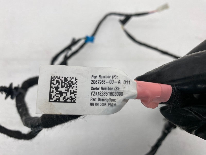 206796600A ⭕ 2017-2020 Tesla Model 3 Rear Right Door Wiring Harness Cable Wire 2067966-00-A