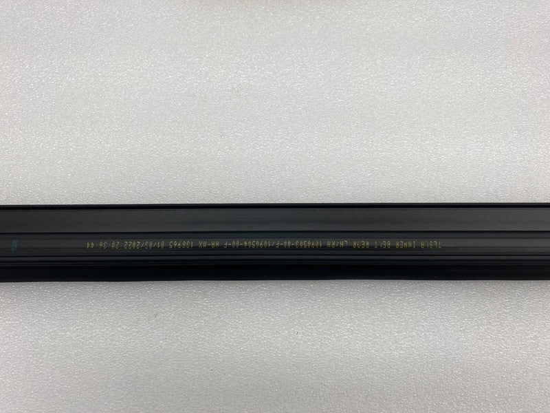 ⭕ 17-23 Model 3 Rear Driver Door Window Inner Belt Rubber Seal Left 10