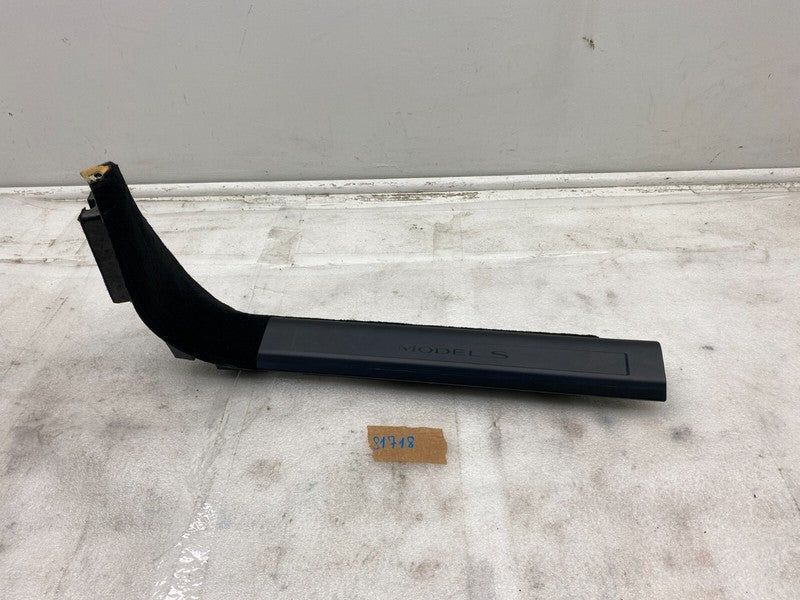 1566074 97 B 21-23 Tesla Model S Driver Side A-Pillar Sill Lower Trim Panel Left 1566074-97-B