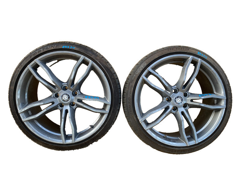 ⭕245/35 ZR20 PAIR of All Season Rear Wheel Rapier 20x9.5J w/ Fortune T