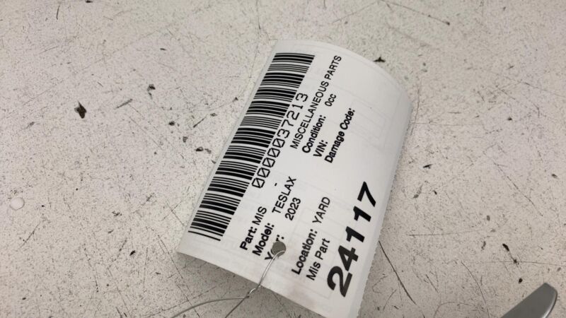166156400C 2022 2022 2023 2024 Tesla Model X Plaid Door Carbon Fiber Decor Rear Right Assy