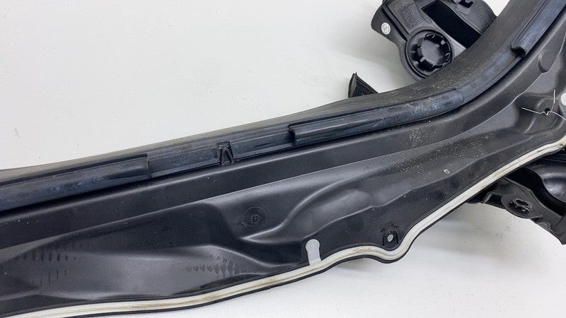 51767349602 2018-2021 BMW 530e Front Underhood Cowl Center Partition Trim w/ Seal Strip Assy