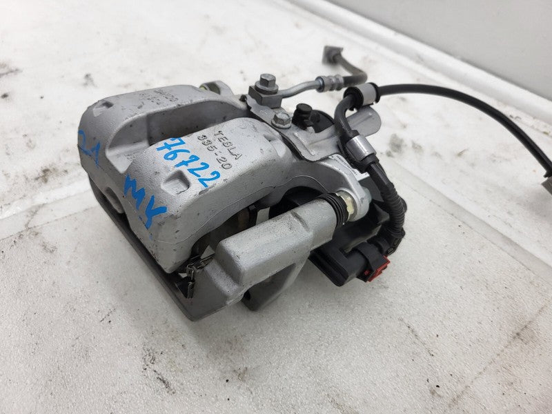 104462400I ⭕ 2020-2024 Tesla Model Y Rear Right Caliper + Brake Hose Line BASE 1044624-00-I