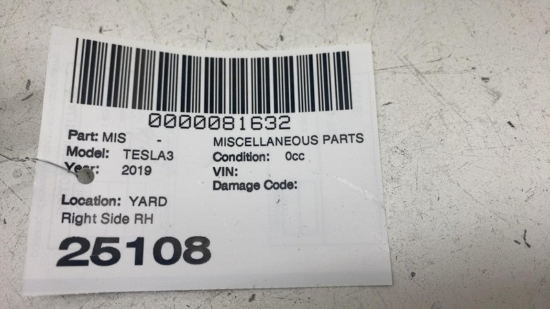 ⭕ 17-23 Tesla Model 3 Rear Left = Right 2nd Row Seat Belt Retractor 10