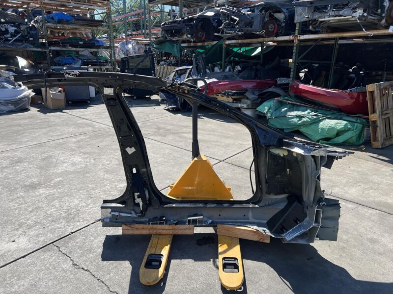⭕ 2012-2015 Tesla Model S Front Driver Body SIde A + B-Pillar Door Frame Left LH