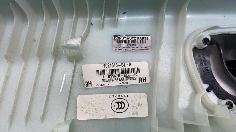 ⭕ 2016-2020 Tesla Model S MS Right B-Pillar Upper Trim Cover Panel 102