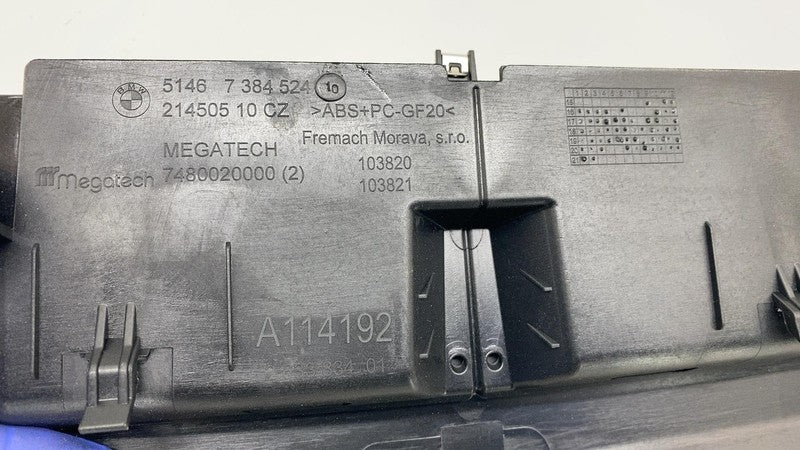 51467384524 2017-2023 BMW 530e 530i G30 Rear Trunk Deck Shelf Defroster Vent Grille Panel