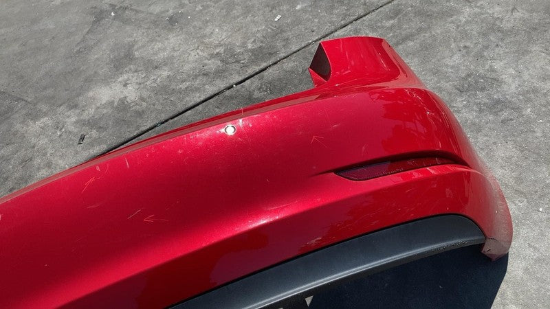 ⭕ 2017-2022 Tesla Model 3 Rear Bumper Cover w/ Park Sensor & Harness Red - PPMR