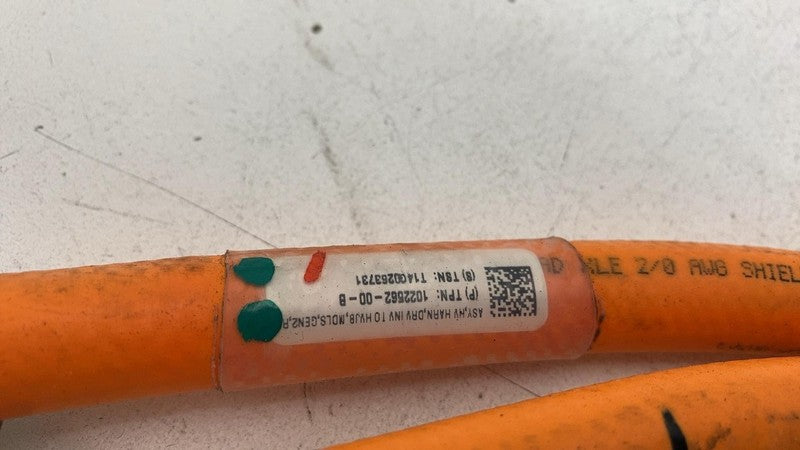102256200B ⭕ 12-15 Model S Drive Inverter to High Voltage Junction Box Cable 1022562-00-B