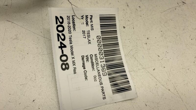 203244805C 2016-2020 Tesla Model X MX Rear Subframe Chassis SFRR Mando Wiring Harness Cable