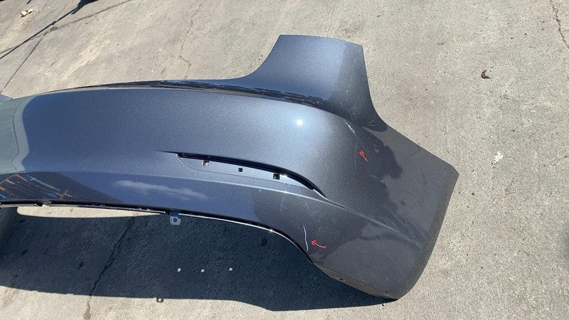 Does not apply ⭕ 2023 Tesla Model 3 M3 Rear Bumper Cover w/o Park Sensor Holes Gray - PMNG