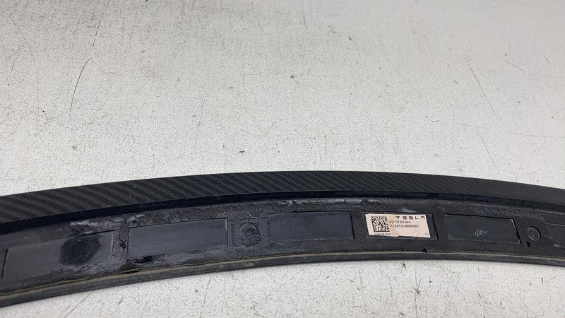 ⭕ 16-20 Model S Rear Trunk Liftgate Lid Spoiler Wing Carbon Fiber 1121